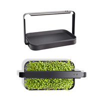 Kit de Germination Électronique Automatique avec Minuteur, Système de Culture Hydroponique pour Micro-légumes, Plateau Suspendu, Spectre Complet, Usage Domestique