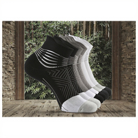 Chaussettes de compression unisexes en cuivre sur mesure en gros pour femmes et hommes, anti-douleur, chaussettes mi-hautes 15-20 mmHg, chaussettes de printemps