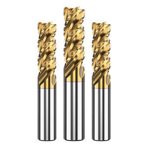 हुओ नए 4 एफ एंटी वाइब्रेशन रिपर एंड मिल्स मेटल चिप ब्रेकर लेपित स्क्वायर एंड मिलिंग कटर 407121601 - Product Image 4