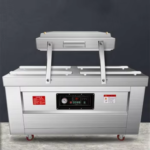 เครื่องบรรจุภัณฑ์สูญญากาศแบบอัตโนมัติ รุ่น DZ-600/2SA แบบสองห้องบรรจุ สำหรับเนื้อสัตว์ พร้อมฟิล์มซีลสำหรับผักและผลไม้ - Product Image 3
