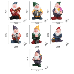 <span class=keywords><strong>Juego</strong></span> <span class=keywords><strong>de</strong></span> 7 figuras <span class=keywords><strong>de</strong></span> Gnomo <span class=keywords><strong>de</strong></span> Navidad <span class=keywords><strong>de</strong></span> poliresina pintadas al por mayor - Product Image 6