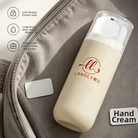 Flacon pompe airless vide personnalisé pour fabricant, vente en gros, 50ml 100ml, pour soins de la peau, lotion faciale, en plastique PP, flacon pulvérisateur airless