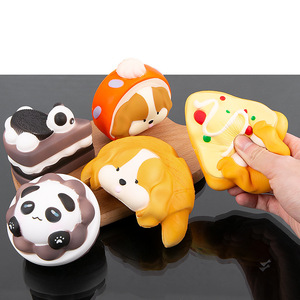 Nouvel Arrivage Jouets Anti-Stress Squishy en PU à Remontée Lente, Simulation de Nourriture (Toast, Pain, Chien, Panda), Vente en Gros Usine - Product Image 2