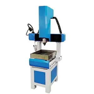 Machine de gravure d'étiquettes de chien Mini routeur CNC 4040 avec un prix de gros abordable avec une taille de travail de 400x400mm