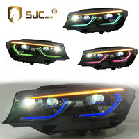 Système d'éclairage d'assemblage d'accessoires automobiles SJC pour BMW Série 3 G20 G28 19-22 Nouveaux phares exclusifs de style Laser RGB DRL