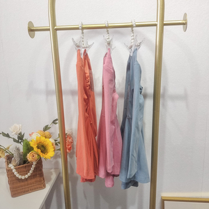 Tuta alla moda senza schienale stampa personalizzata vestiti per bambini e bambine tuta arancione tinta unita 2025 all'ingrosso vestito a maniche lunghe - Product Image 4