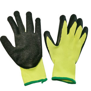 Guantes de Trabajo de Seguridad para Invierno con Recubrimiento de Látex de Goma, Resistentes, con Logotipo Personalizado, Acrílico, Felpa, Verde Concreto, con Palma Recubierta - Product Image 3
