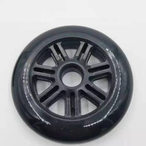 Roda PU 125MM Grosir YSMLE untuk Slalom, Speed <span class=keywords><strong>3</strong></span> <span class=keywords><strong>Wheels</strong></span>, Inline Skate atau Skuter, Truk Bak Datar, Gerobak Dorong - Product Image 6