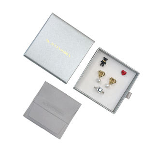 Оптовая продажа ювелирных изделий белая картонная коробка ожерелье Подарочная коробка Упаковка для ювелирных изделий - Product Image 6