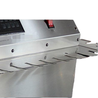 Machine de remplissage semi-automatique à une seule buse pour sachets souples de 6 à 12 poches, idéale pour l'eau minérale et les boissons