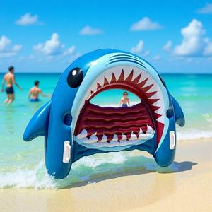 Fauteuil flottant gonflable JOSEN en PVC avec dossier en U, hamac pour la plage, la natation, le radeau aquatique - Product Image 5