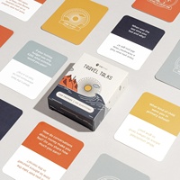 Jeu de cartes éducatives pour enfants avec emballage personnalisé en papier pour usage familial et fêtes