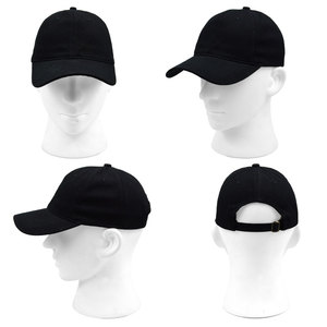 Nón kết thể thao chất liệu cotton mềm, thêu logo tùy chỉnh, bán buôn, chất lượng cao, kiểu dáng không cấu trúc, màu trơn, dành cho nam - Product Image 6