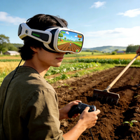 Casques VR d'intérieur à succès, équipement tout-en-un AR/MR, lunettes spatiales FOV, machine VR pour la maison, l'école et les centres commerciaux