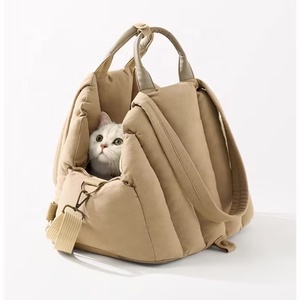 Sac à dos portable multifonctionnel Sac de transport pour animaux de compagnie Ceinture de sécurité et laisse de <span class=keywords><strong>voiture</strong></span> pour chien Housse amovible pour chat et <span class=keywords><strong>chiot</strong></span> pour le voyage - Product Image 5