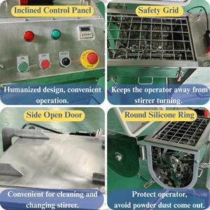 Thực phẩm công nghiệp 40L phòng thí nghiệm Mixer cho hạnh nhân dừa yến mạch bột bột Máy xay sinh tố - Product Image 5