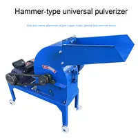 Broyeur d'alimentation universel à deux ports Broyeur à marteaux Grand broyeur multifonctionnel d'épis de maïs paille herbe noyau à haute productivité