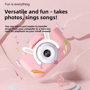 Nouvel appareil photo pour enfants avec capteur CMOS, enregistrement HD, double caméra, écran 2.0, matériau ABS, mémoire intégrée <span class=keywords><strong>de</strong></span> 64 Go - Cadeau <span class=keywords><strong>de</strong></span> vacances - Product Image 3