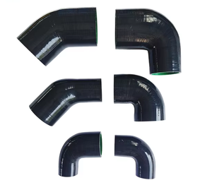 Codo de tubo de silicona de alto grado Diámetro variable Radiador Tubería de agua Conexión Material de moldeo de goma para uso automotriz Alto - Product Image 1