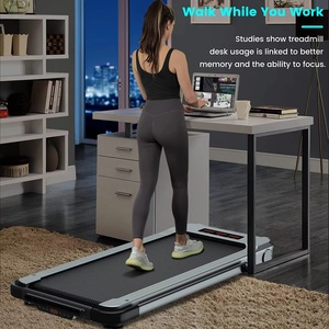 Caminadora <span class=keywords><strong>El</strong></span>éctrica Plegable 2 en 1 de 3.0 HP para Debajo del Escritorio con Pantalla LED, Capacidad de 100 kg y Cinta de Correr Ancha para <span class=keywords><strong>el</strong></span> Hogar - Product Image 2
