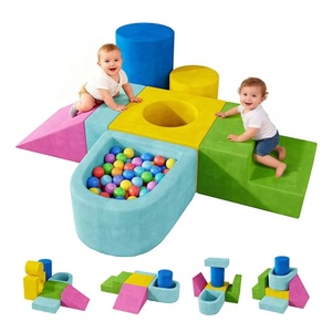 Offre Spéciale Usine : Ensemble de Jeu 7-en-1 pour Enfants, Escalade et Glisse, Éveil Éducatif, Blocs de Construction Modulaires Colorés en Forme de Canapé - Product Image 4