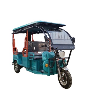 Triciclo Eléctrico de 3 Ruedas para Pasajeros con Techo ABS, 4 Asientos, Motor de 48/60 V y 1000 W, Alcance de 100 km - Product Image 5