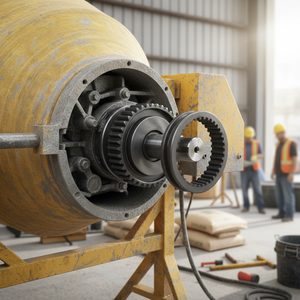 Essential Spur Gearbox Metal <b>Wheel</b> with <b>Plastic</b> Drive Gear Core Component 36T/30T Teeth JIS 1 Precision for Cement Mixer - Product Image 3