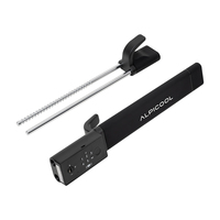 Alpicool JD-M7 OEM/ODM Bloqueo de Volante Inteligente de Aleación de Aluminio Antirrobo con Contraseña sin Llave y Combinación Numérica de Huella Dactilar
