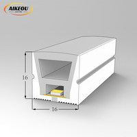 AIKEOU Meilleure vente Bande de néon LED flexible étanche IP67 16*16mm Bande de lumières LED en silicone pour l'extérieur