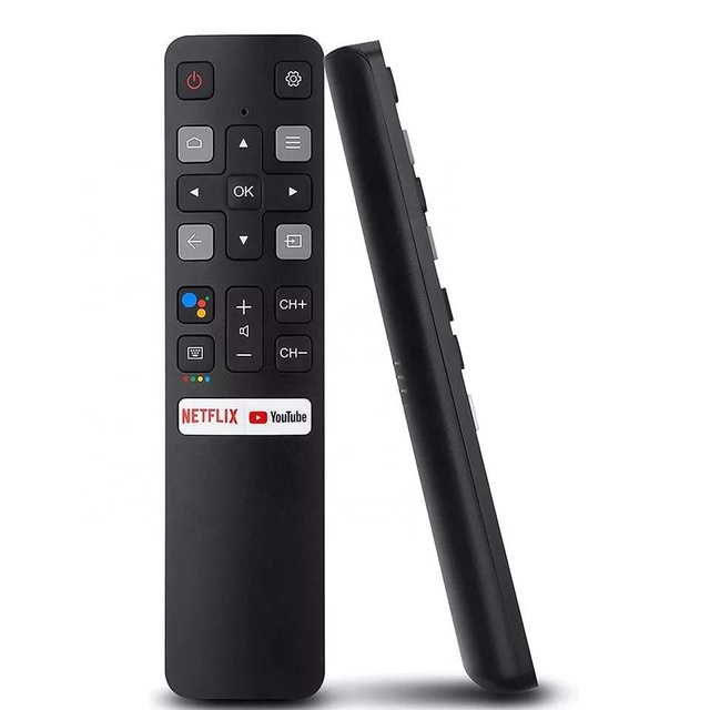 High Quality Remote Control RC802V FNR1 Google Assistant Voice Command Control for TCL Smart TV Remote with Netflix and YouTube