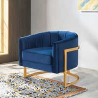 Ensemble de canapés sectionnels en tissu velours de luxe pour salon, centre commercial et hôtel, design moderne SF004
