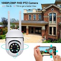 Caméra vidéo intérieure/extérieure A7 Wifi 1080p, caméra de surveillance pour entrepôt, bureau, animaux domestiques, bébé, maison, vision nocturne jour et nuit