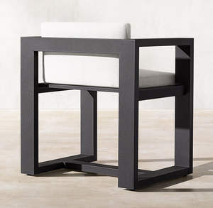 अनुकूलन योग्य आधुनिक एल्यूमीनियम आउटडोर फर्नीचर डाइनिंग टेबल 8 सीटर गार्डन टेबल और कुर्सी सेट - Product Image 5