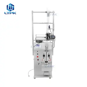 Auto back seal liquid sucking packing machine for water juice soybean sauce thin liquids stick bag sachet packaging