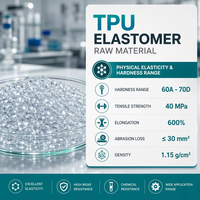 Granulés de TPU 1180A de qualité supérieure, élastomère polyuréthane polyéther vierge pour semelles de chaussures de sécurité et chaussures de sport