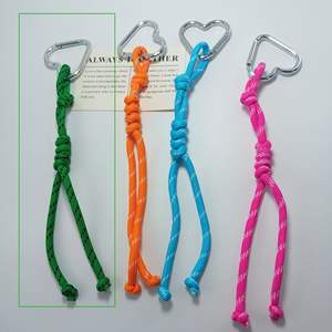 CHENXI Llaveros de coche de cuerda trenzada de nailon de 4 colores, cordón trenzado, accesorios DIY para llaveros - Product Image 6