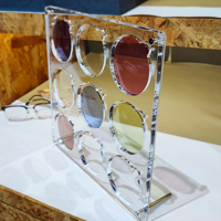 Support d'affichage pour lunettes de myopie en acrylique, organisateur transparent pour lunettes de soleil, cadre pour lunettes, support pour lunettes pour magasin de lunettes