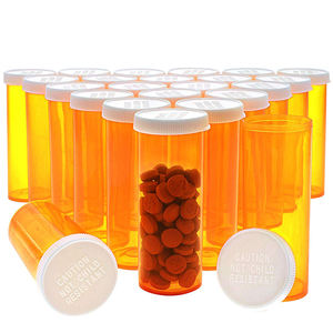 Bestseller Pop-Top 13D 19 Dram 13 Medizinische Quetschflaschen US UK Europa Kunststoff-Pillenflasche mit Individuell Bedrucktem Logo und Etikettierung - Product Image 1