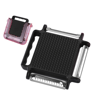 Manjia-cortacésped de acero inoxidable multifuncional, 3 en 1, pelador de patatas, rebanador, pelador de frutas y verduras, Cocina Para el hogar - Product Image 1