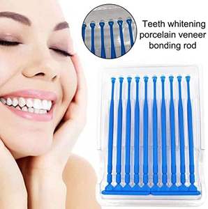 Diş 20 adet diş tek kullanımlık yapıştırma sopa aplikatör manuel güç kaynağı porselen kaplama ve diş taçlar aplikatör - Product Image 2