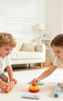 Nouveau jouet éducatif en bois pour la petite enfance : puzzle d'association d'animaux, jouet interactif de formation à la réaction pour enfants, jouet de construction