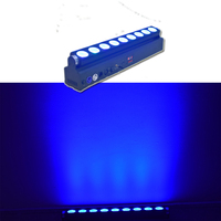 9 projecteurs LED à batterie 18W 6-en-1 RGBAW+UV DMX512 pour théâtre, opéra, mariage, hall, stand de salon professionnel