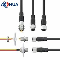 Connecteur de capteur circulaire M16 en gros IP65/IP66 étanche 3 broches mâle femelle BNC prises métalliques 4P cuivre contrats alimentation