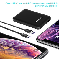 Produk Populer 2026 Tren Terbaru 30W USB-C+type-c Pengisi Daya Cepat Adaptor Perjalanan Mini Ringan untuk iPhone Tablet