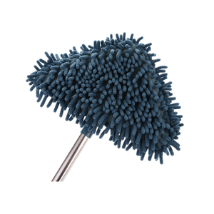 Microfibra ciniglia triangolo Mop con maniglia telescopica in acciaio rettangolo palo per il vetro del soffitto di pulizia delle finestre disponibili 2 dimensioni - Product Image 3