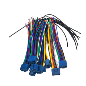 Harness Kabel Audio 16 Pin Biru OEM Pabrik, Kompatibel dengan Sistem Multimedia Pemutar DVD Radio Mobil Pioneer - Product Image 1