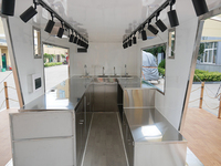 Cuisine mobile de luxe, bar, bière, restauration rapide, remorque de restauration entièrement équipée, remorque de restauration à deux étages à vendre