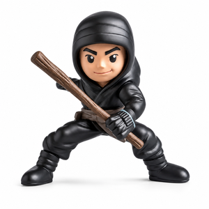 Figura <span class=keywords><strong>de</strong></span> Anime Ninja Personalizada <span class=keywords><strong>de</strong></span> PVC, Muñeco <span class=keywords><strong>de</strong></span> Acción Chibi, OEM/ODM, Caja Ciega Coleccionable con Caja con Ventana Personalizada - Product Image 1