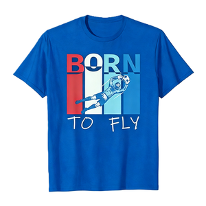 <span class=keywords><strong>Camiseta</strong></span> con Gráfico de <span class=keywords><strong>Portero</strong></span> de Fútbol 'Born to Fly', <span class=keywords><strong>Camiseta</strong></span> Deportiva para Jugador de Fútbol - Product Image 5