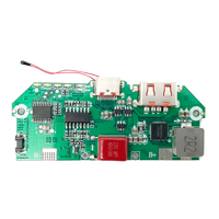 Dual USB 5V 2.1A 1A Papan Sirkuit PCB Portabel untuk Ponsel dengan Modul Pengisi Daya Nirkabel Boost Step